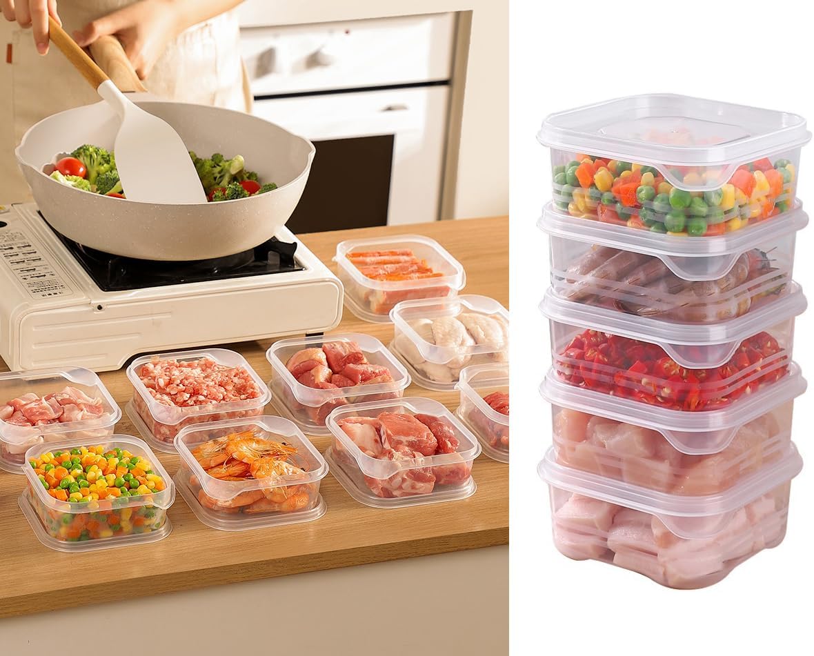 Scatola conservante antibatterica, Classificazione alimenti nel frigorifero (set di 4)