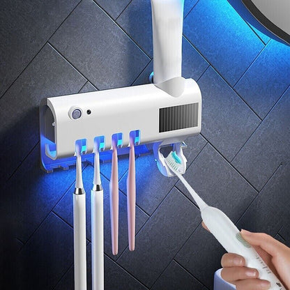 Multi Sterilizzatore UV | Spazzolino Dispenser Dentifricio e Supporto Spazzolini