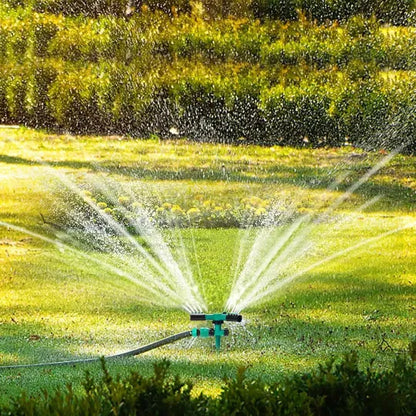 Irrigatore automatico a 360 gradi per installazione a terra (possibile connessione in serie)
