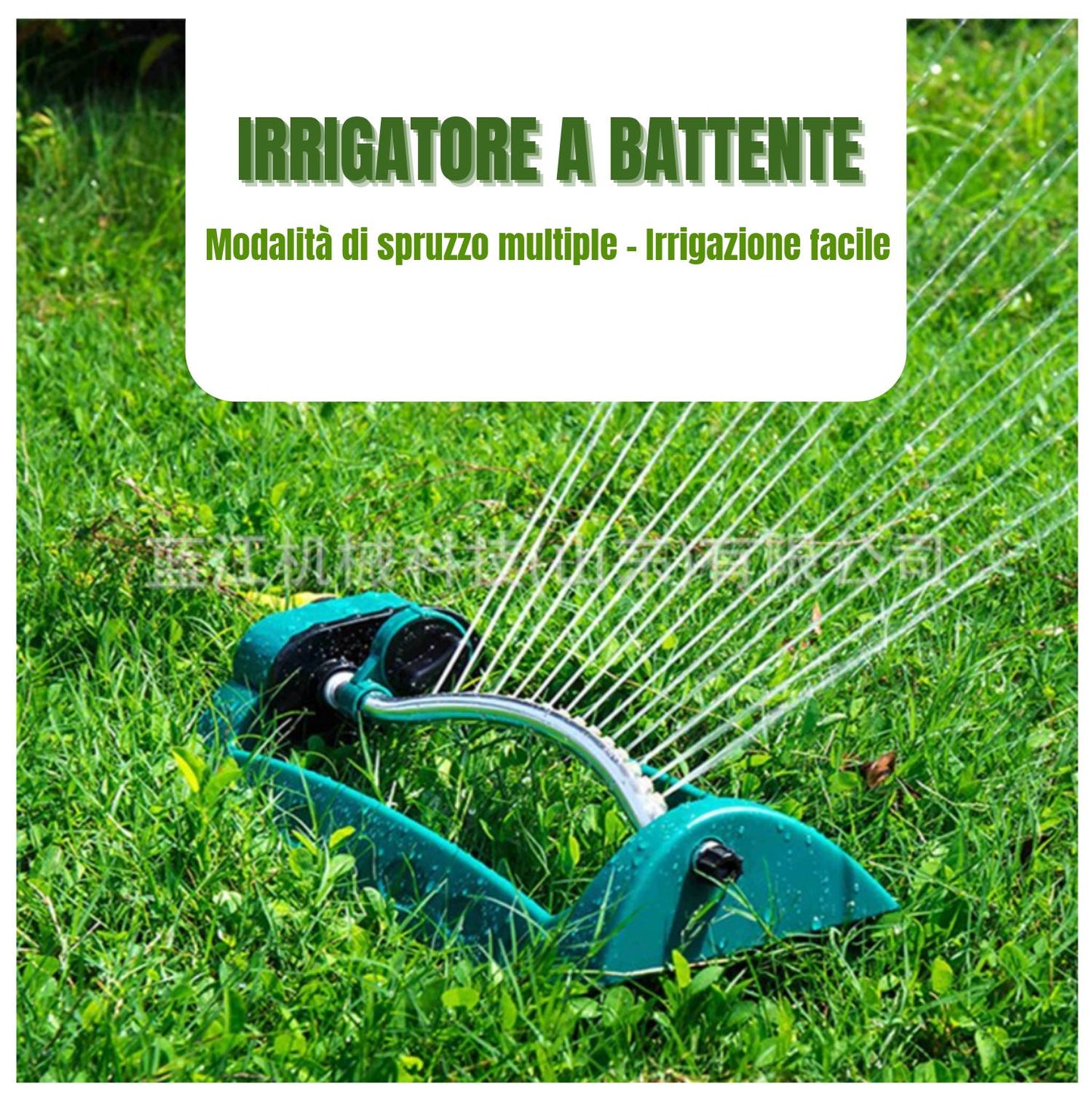 [15 Fori] Ugello Automatico Swing Sprinkler Giardino Prato Forestale Irrigazione Irrigazione Strumento Giardino Irrigatori