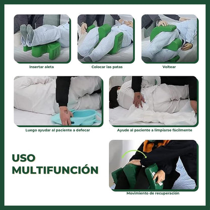 Almohadas giratorias para pacientes encamados, Dispositivo giratorio multifuncional, Cuidado de la cama, Ayuda a pacientes/ancianos a darse la vuelta